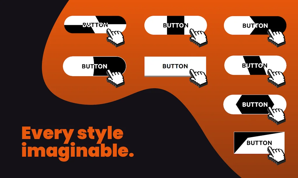 100 CSS Buttons screenshot 1 of 5