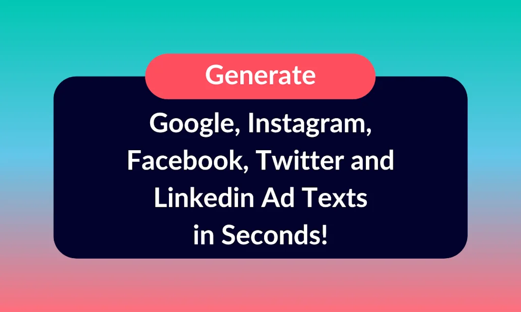 100% Free AI Ad Text Generator screenshot 1 of 3