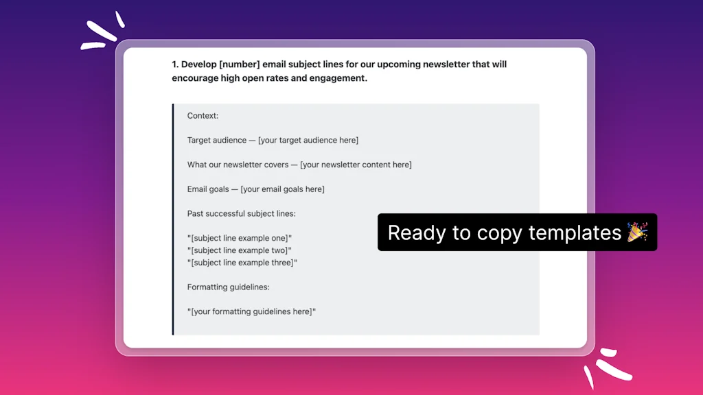 100+ Marketing ChatGPT-4 Prompts screenshot 1 of 4