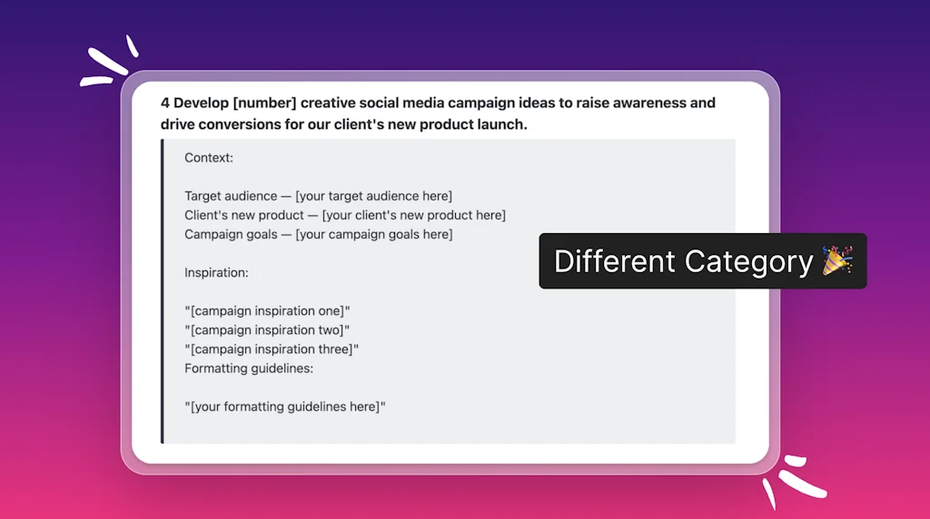 100+ Marketing ChatGPT-4 Prompts screenshot 3 of 4