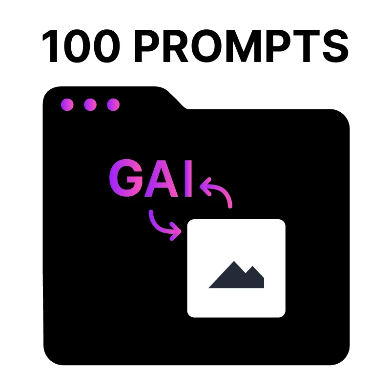 100 Text to Image Prompt Guide logo