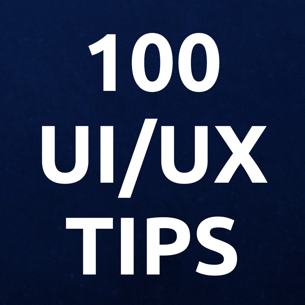 100 UI/UX Tips logo