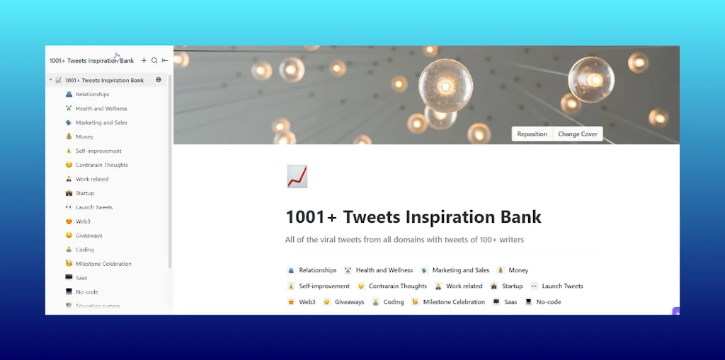 1001+ Tweets Inspiration Bank screenshot 6 of 6