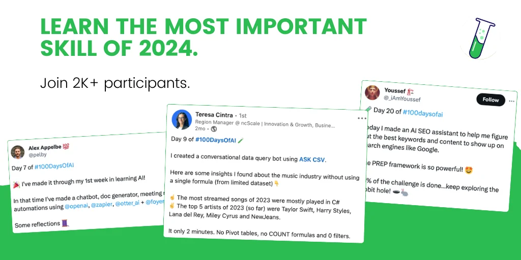100DaysOfAI Challenge screenshot 5 of 5