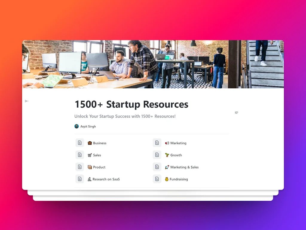 1500+ Startup Resources screenshot 1 of 6