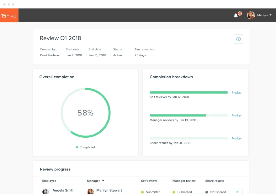 15Five screenshot 6 of 7