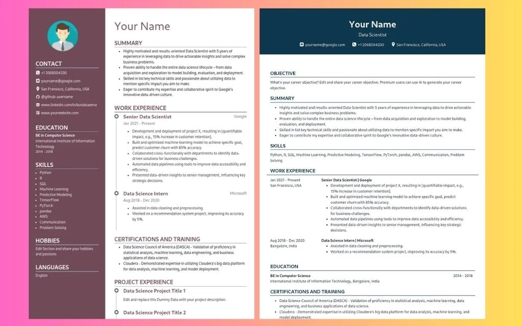 1MillionResume screenshot 1 of 3