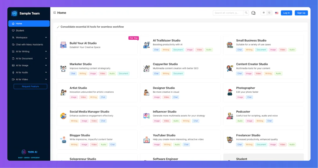 1min.AI screenshot 1 of 1