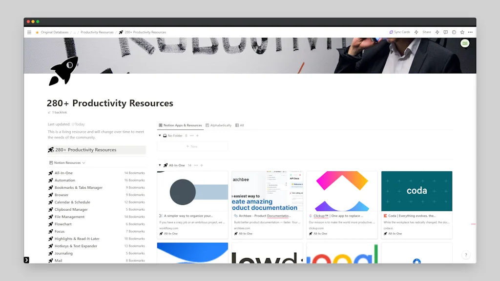 280+ Productivity Resources screenshot 3 of 4