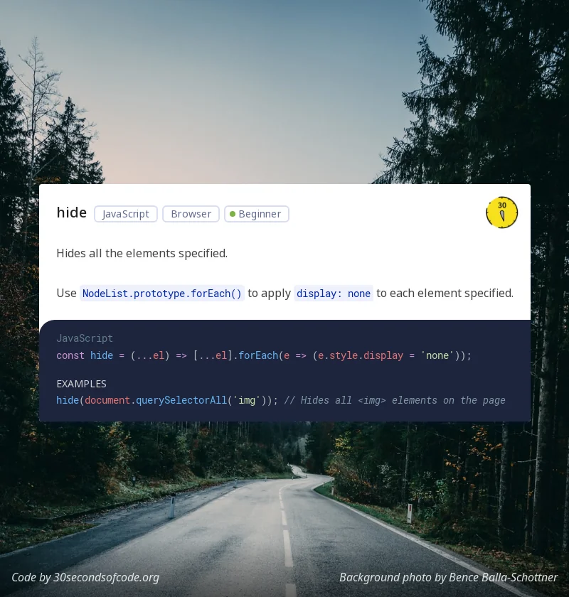 30 seconds of code screenshot 15 of 16