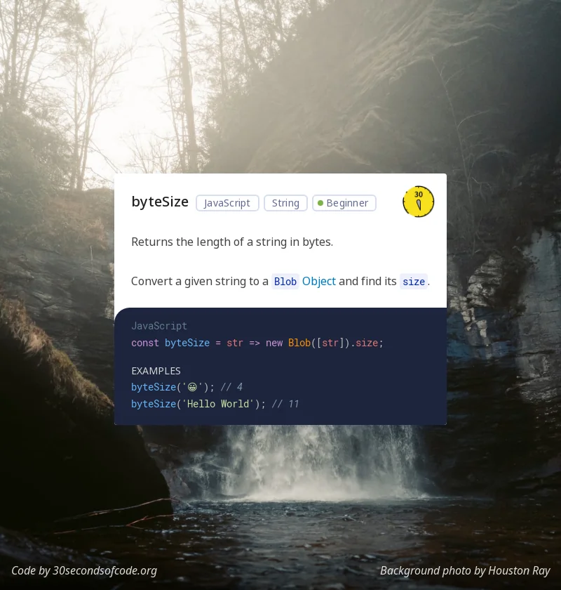 30 seconds of code screenshot 16 of 16