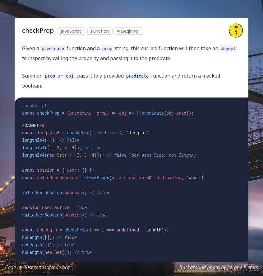 30 seconds of code screenshot 5 of 16