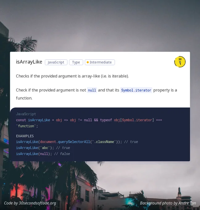 30 seconds of code screenshot 7 of 16