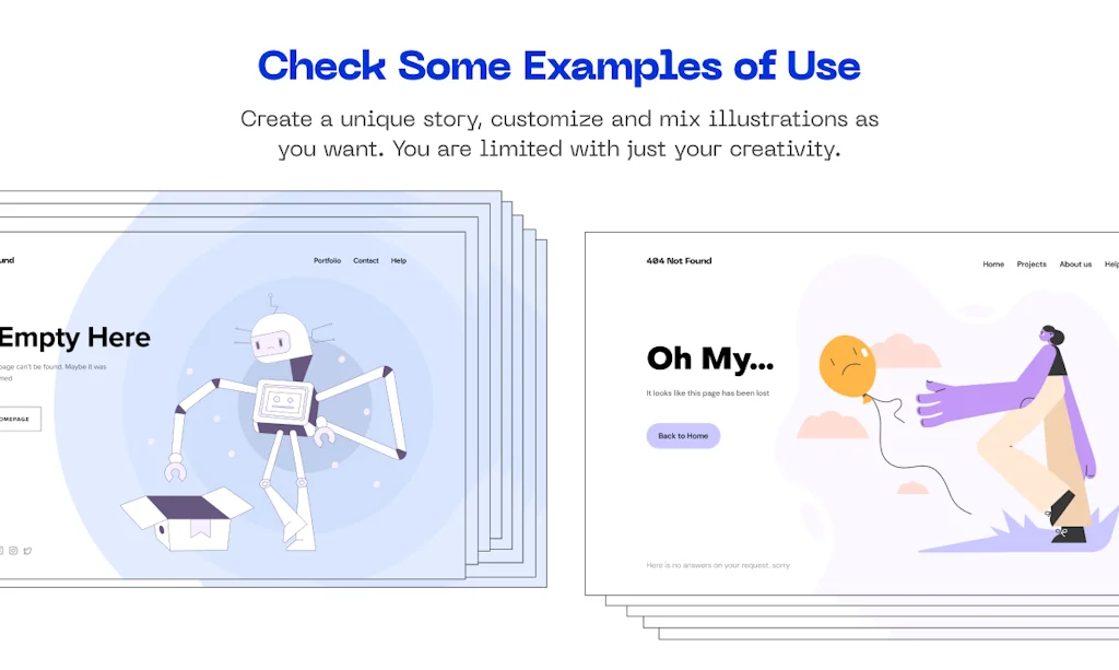 404 Illustrations screenshot 2 of 4