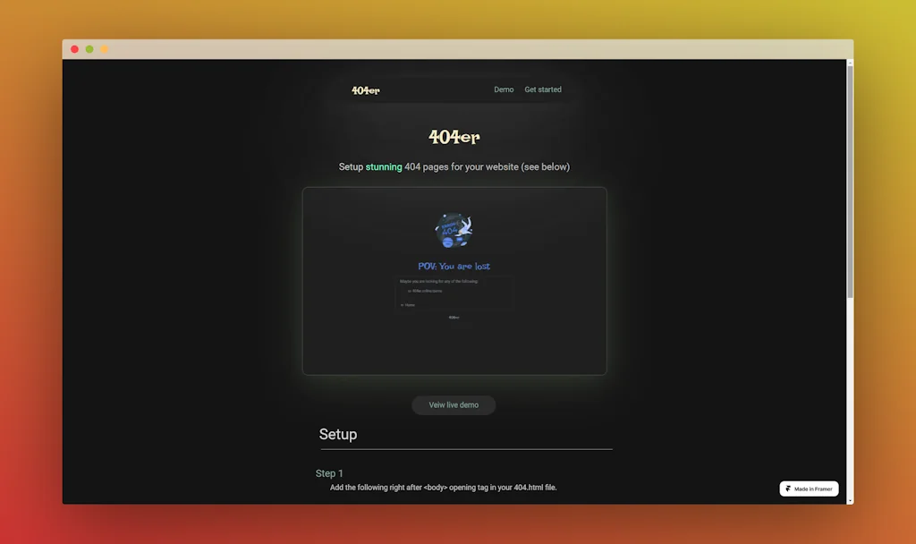 404er screenshot 1 of 2