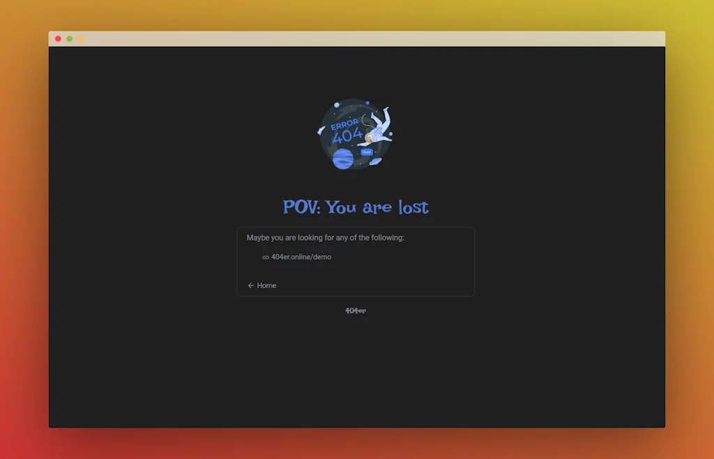 404er screenshot 2 of 2