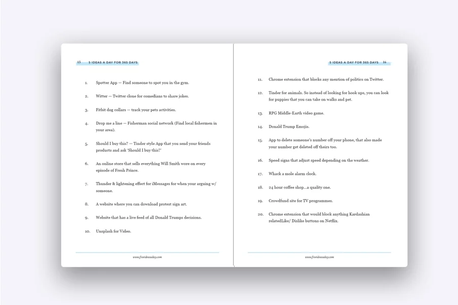 5 Ideas A Day Ebook screenshot 9 of 11
