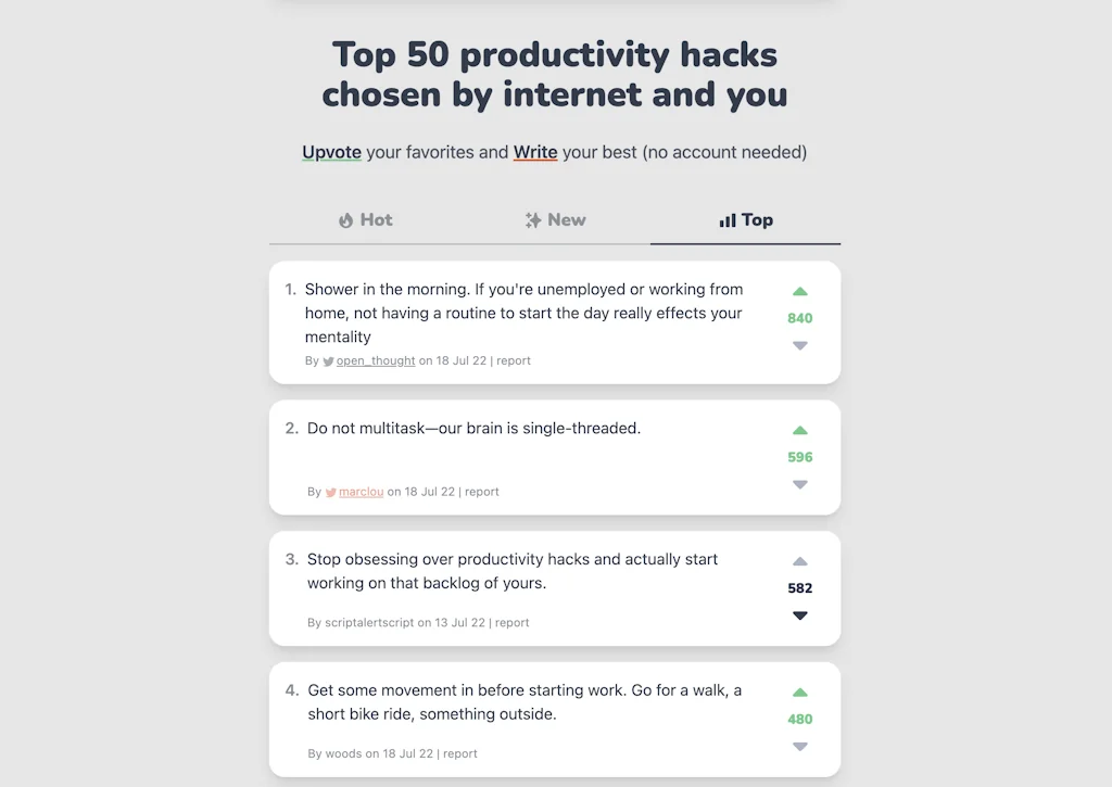 50 Hacks screenshot 2 of 3