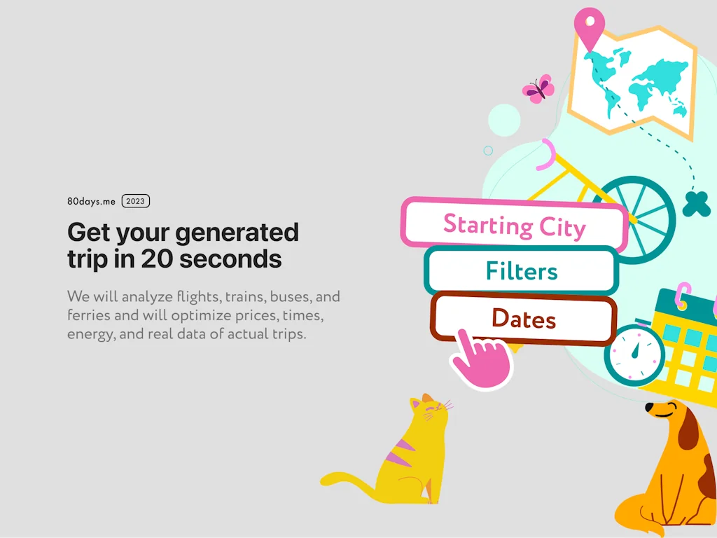 80days.me | Multi-city Travel 2024 screenshot 4 of 10