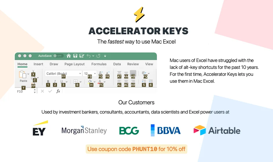 Accelerator Keys screenshot 1 of 2