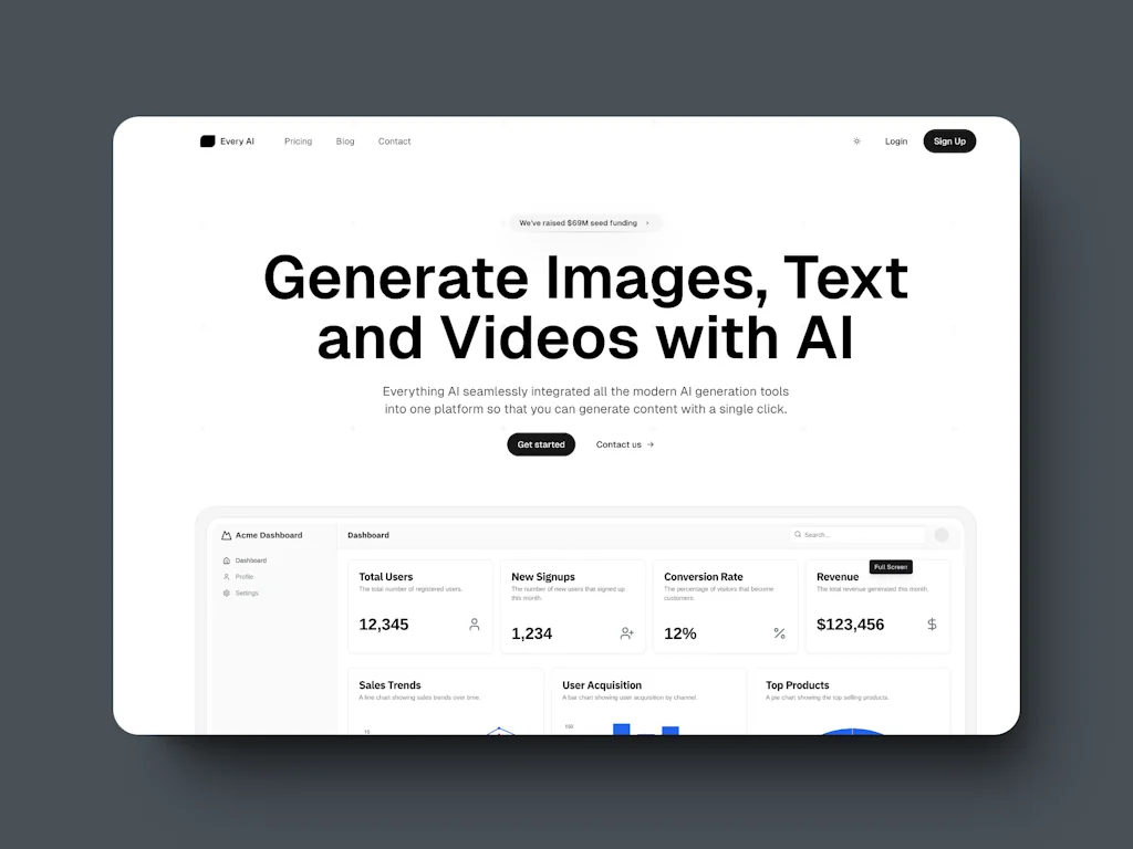 Aceternity UI Pro screenshot 6 of 8