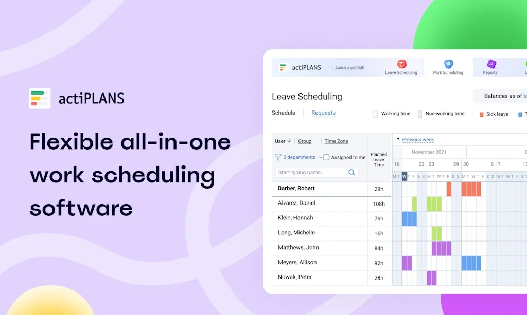actiPLANS screenshot 1 of 3