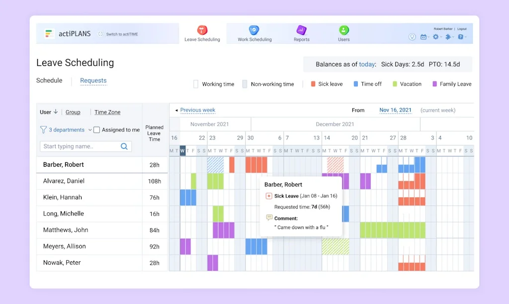actiPLANS screenshot 2 of 3