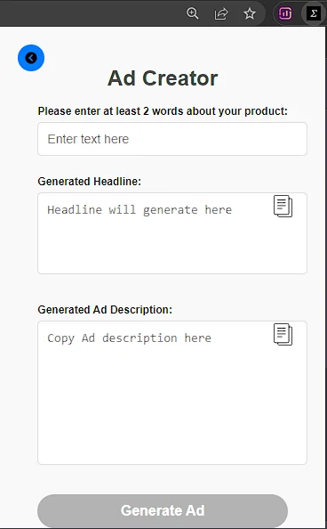 Ad Copy Pasta screenshot 2 of 3