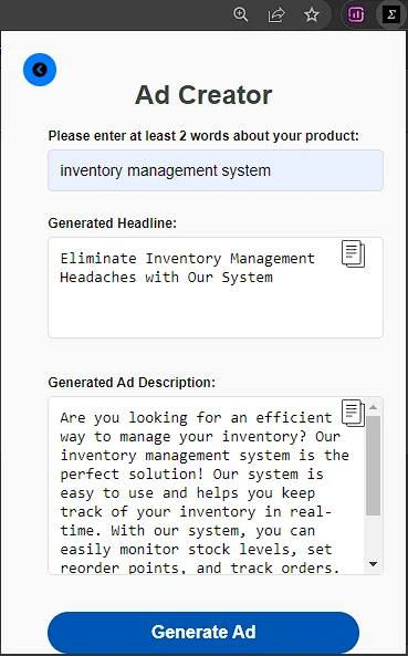 Ad Copy Pasta screenshot 3 of 3