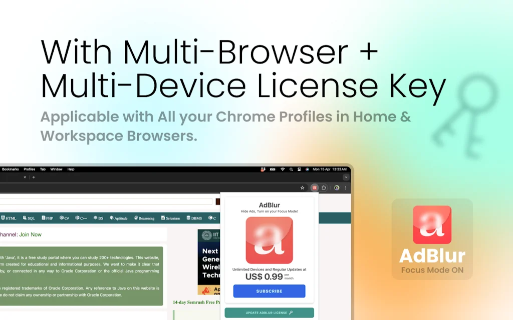 AdBlur - Hide Ads, Focus on Browsing screenshot 4 of 5