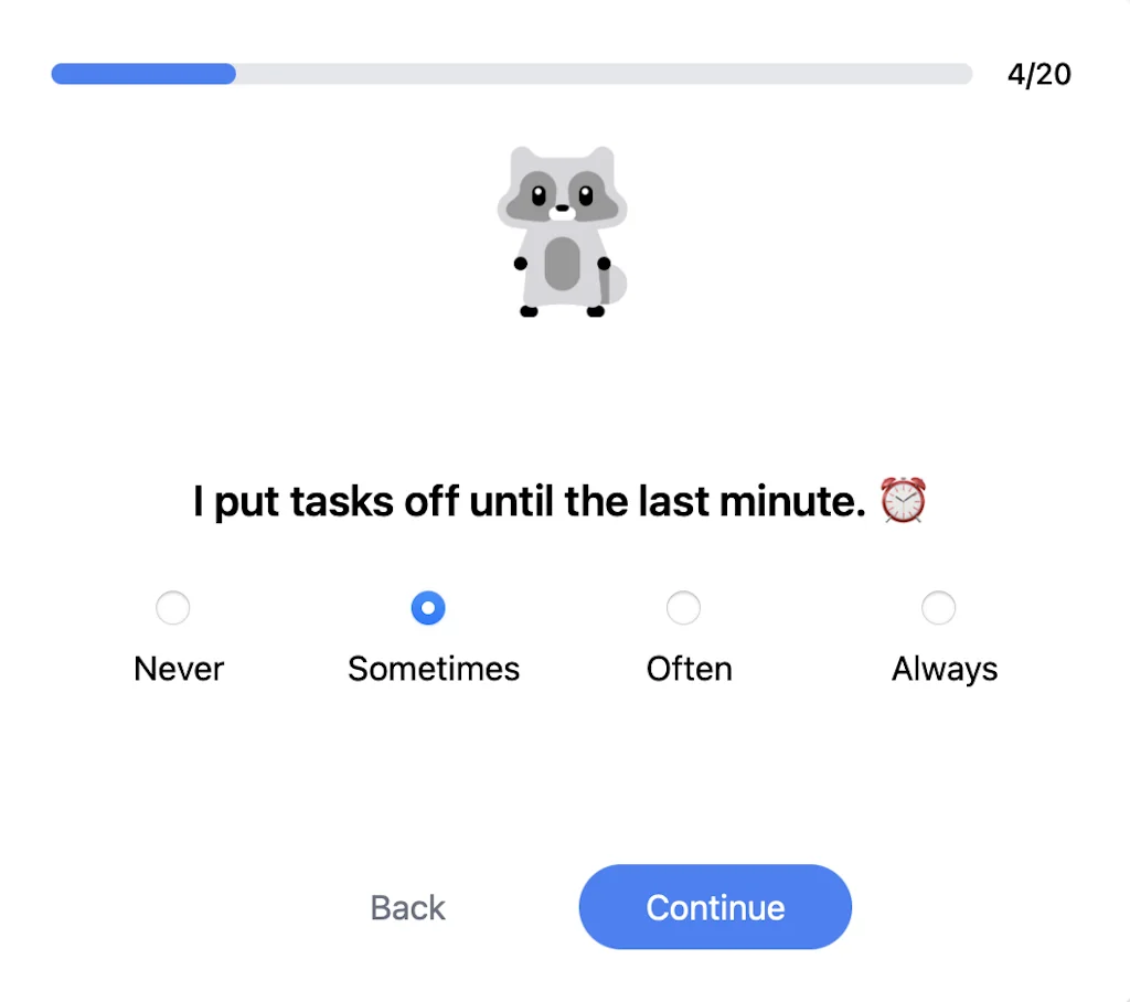 ADHD Quiz screenshot 4 of 5