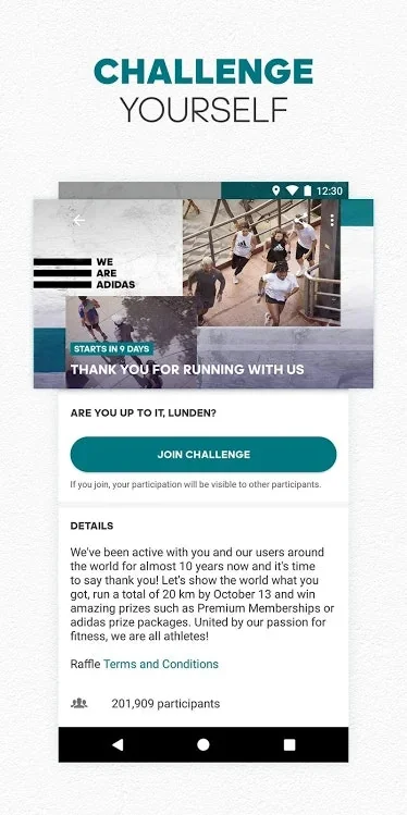 Adidas Runtastic screenshot 4 of 7