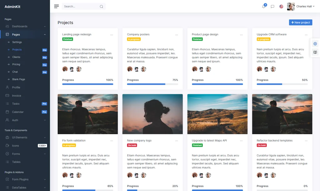 AdminKit screenshot 5 of 6