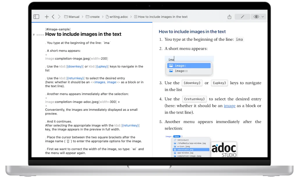 adoc Studio screenshot 3 of 9