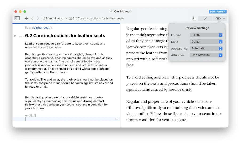adoc Studio screenshot 8 of 9