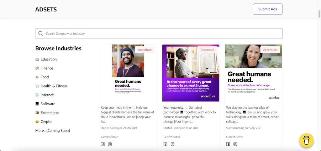 AdSets screenshot 2 of 3