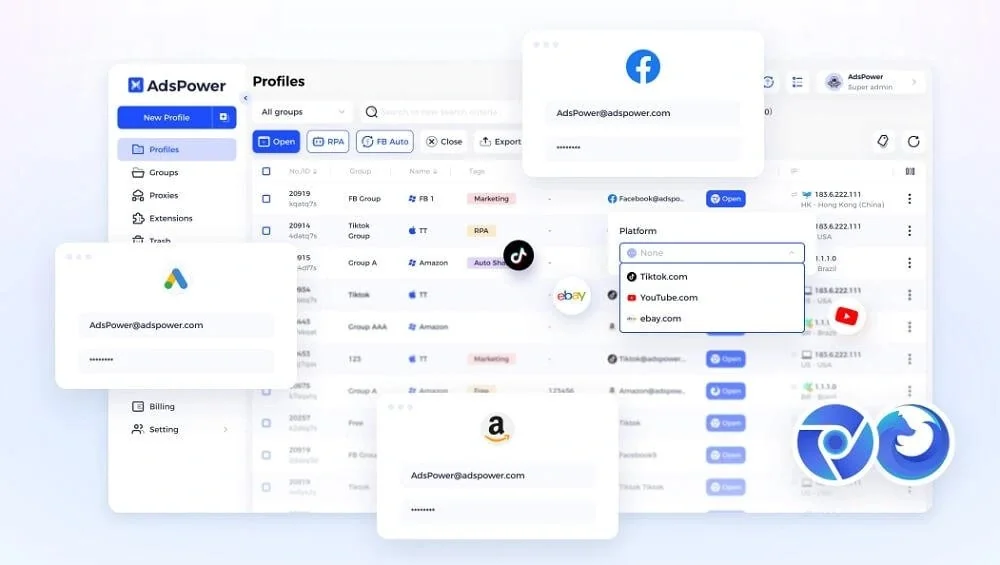 AdsPower Browser screenshot 1 of 4