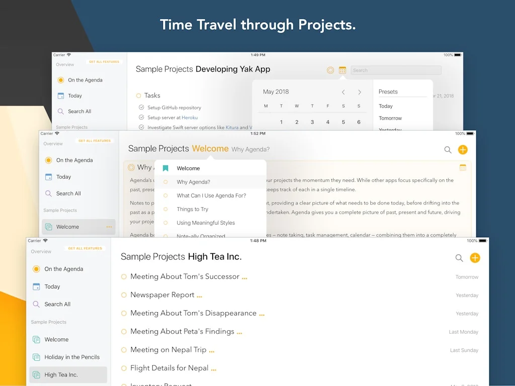 Agenda screenshot 1 of 6