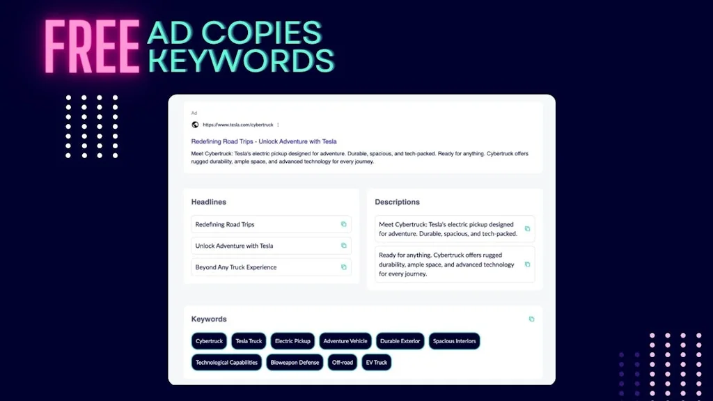 AI Ad Generator screenshot 2 of 4