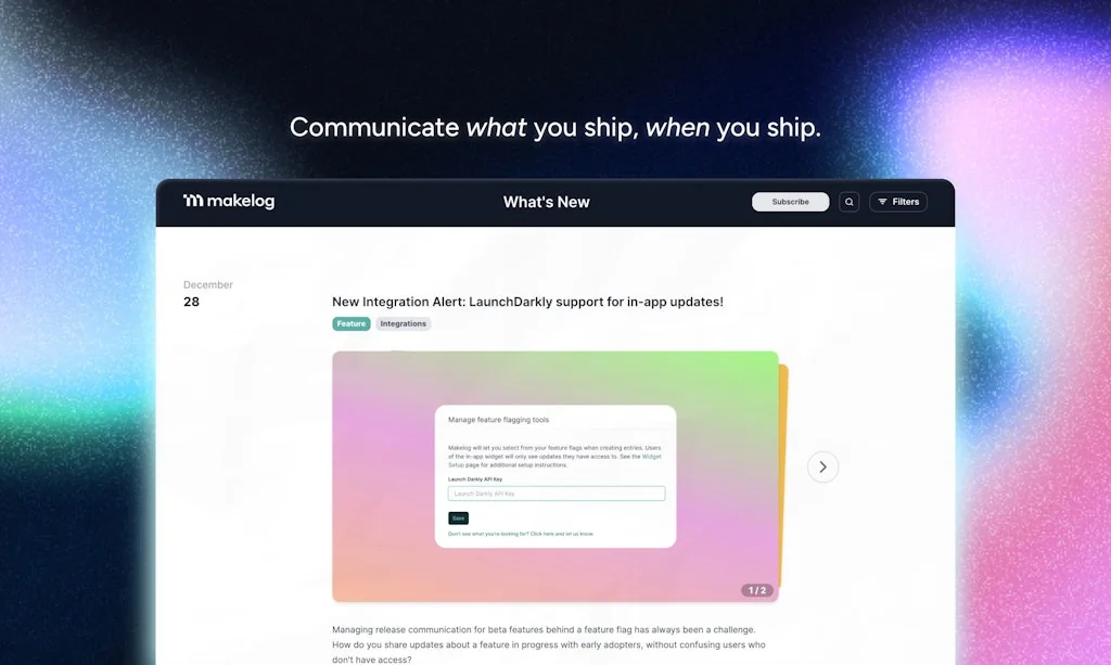 Makelog screenshot 3 of 4