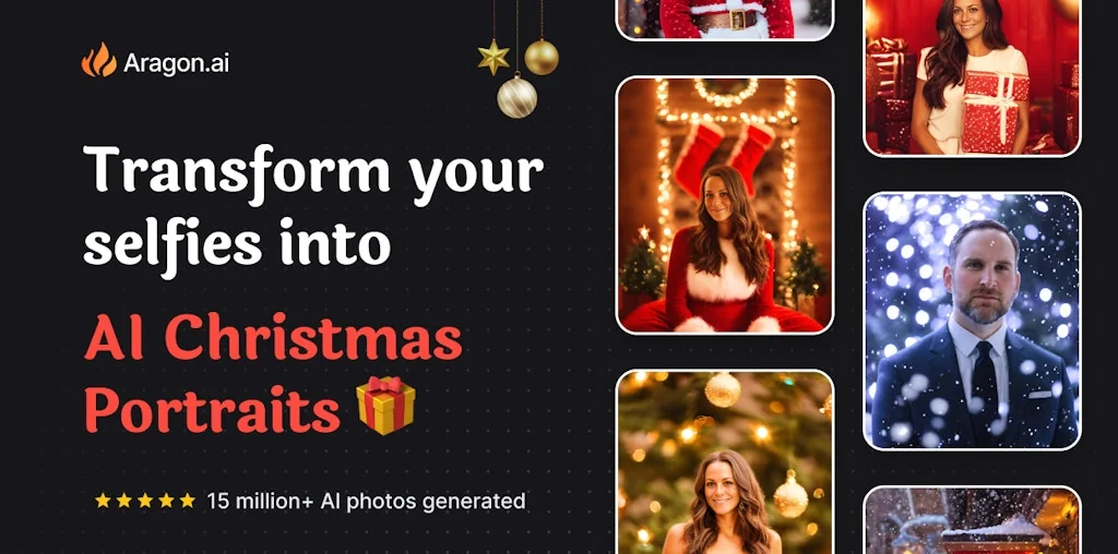 AI Christmas portrait generator screenshot 1 of 4