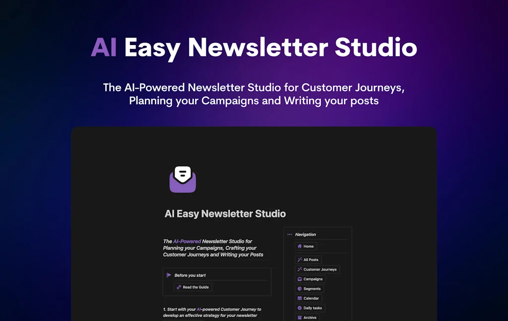 AI Easy Newsletter Studio  screenshot 1 of 7