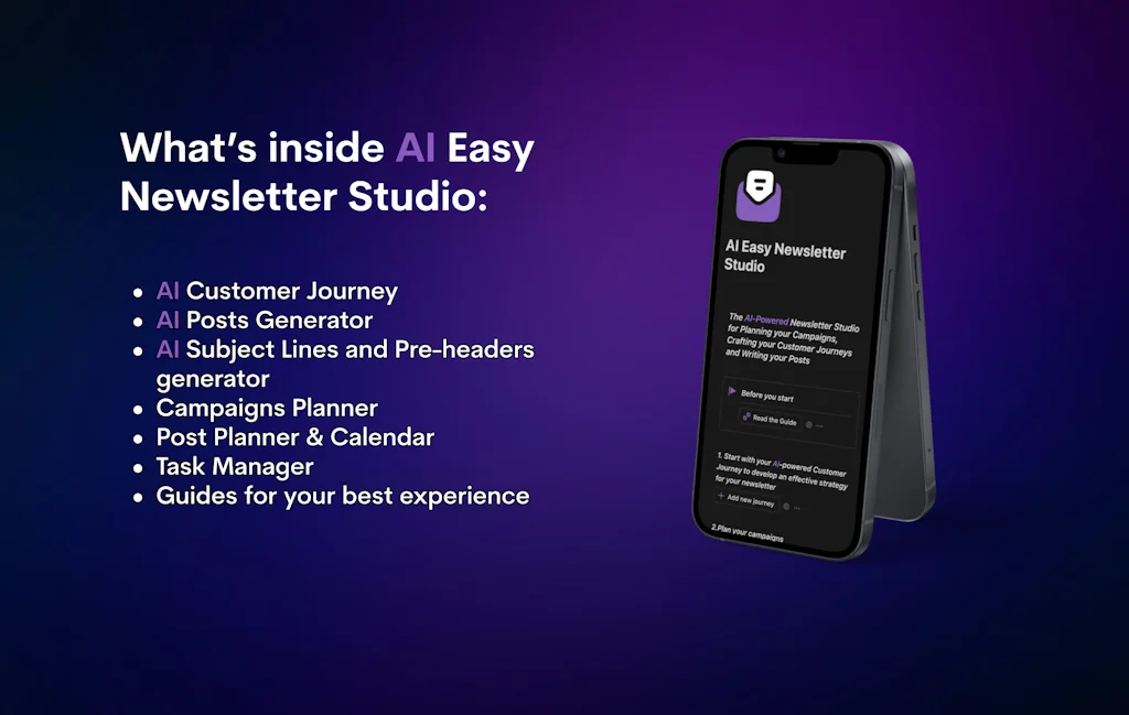 AI Easy Newsletter Studio  screenshot 5 of 7