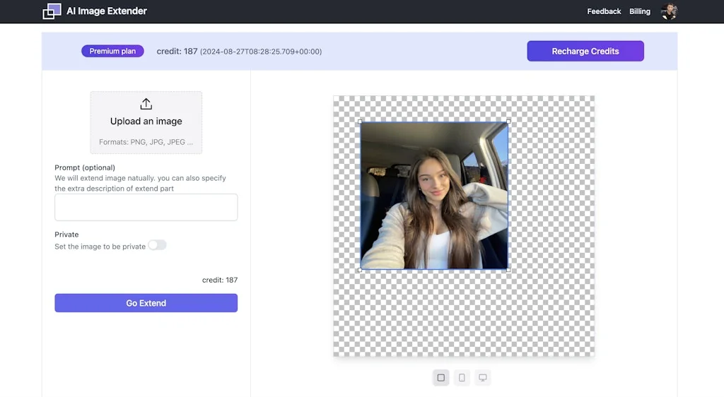 AI image extender screenshot 4 of 5