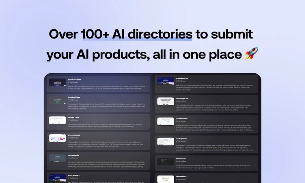 AI Launch List screenshot 2 of 4