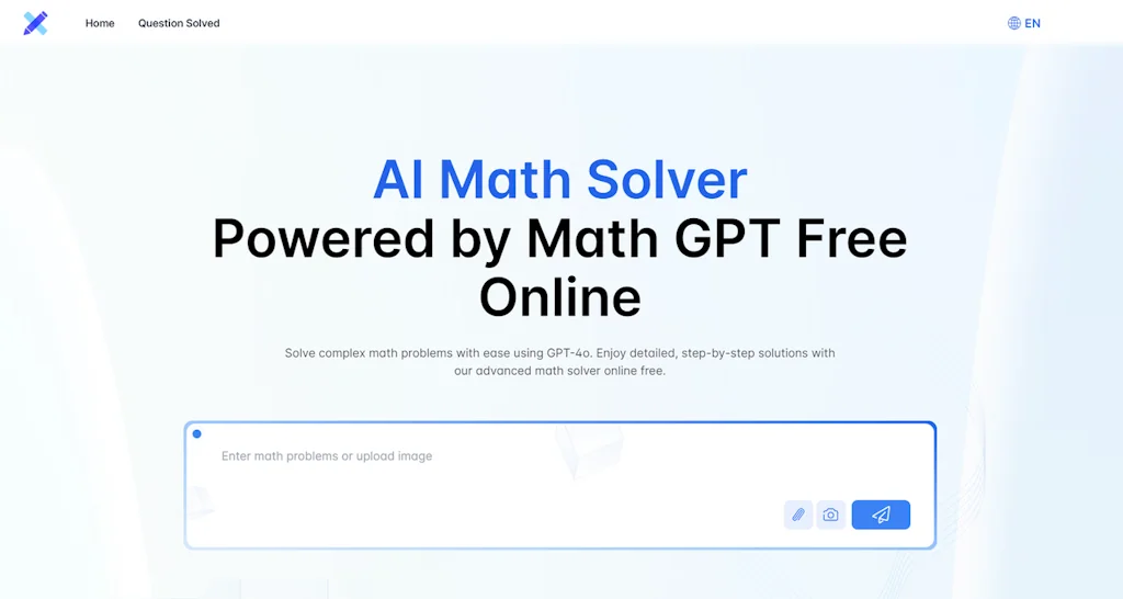 AI Math Solver by GPT-4o Free Online screenshot 1 of 3