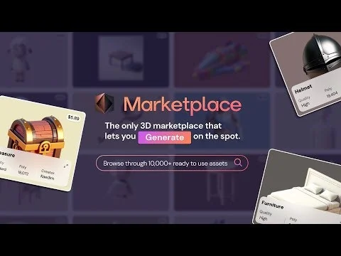 AI-powered 3D Marketplace screenshot 1 of 4