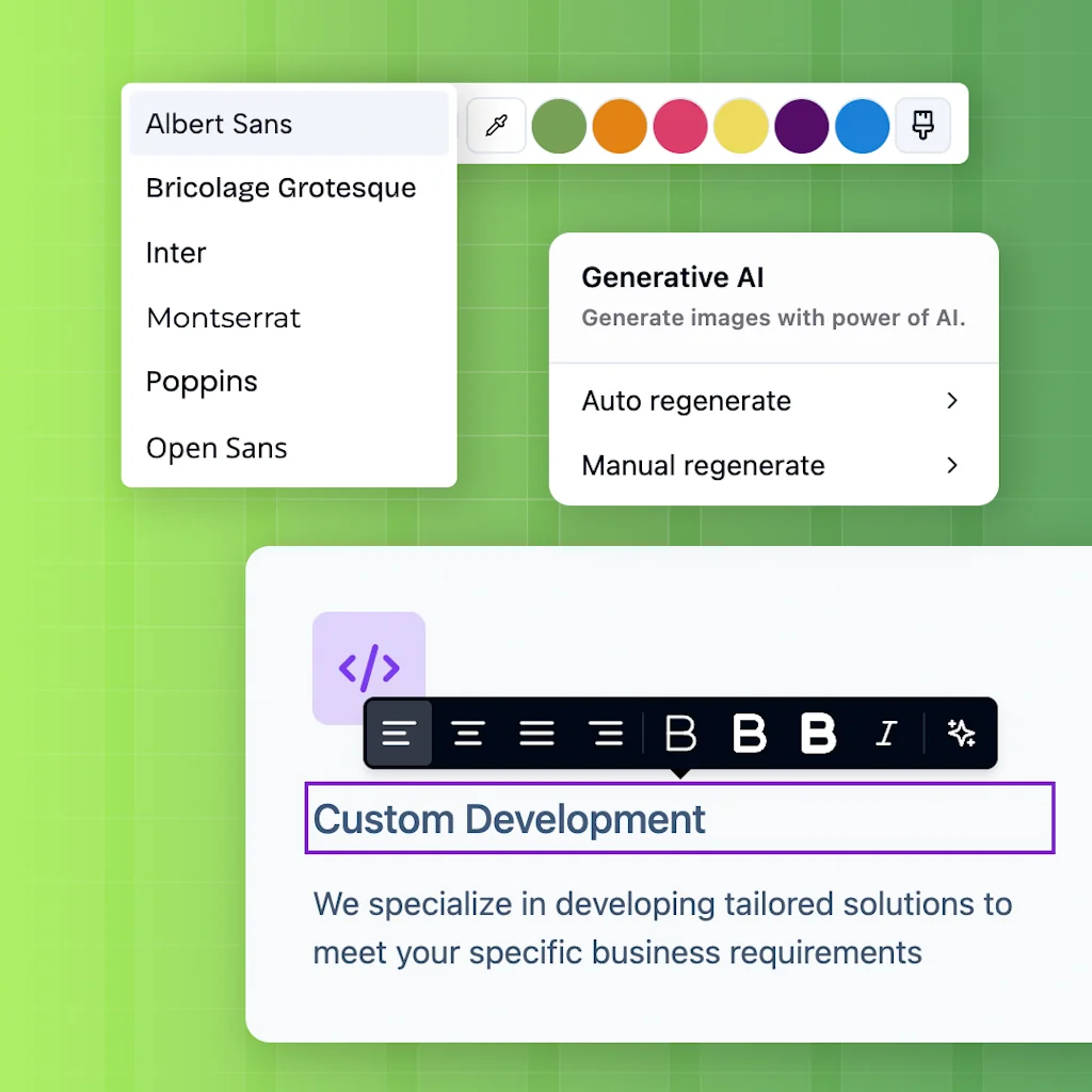 AI-Powered Landing Page Generator screenshot 3 of 6