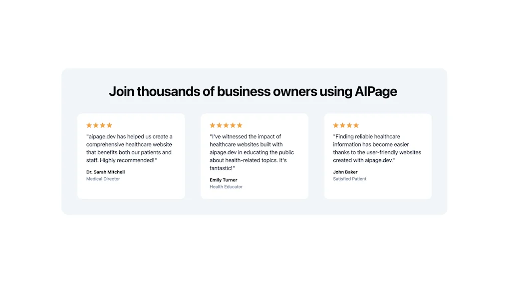 AI-Powered Landing Page Generator screenshot 6 of 6