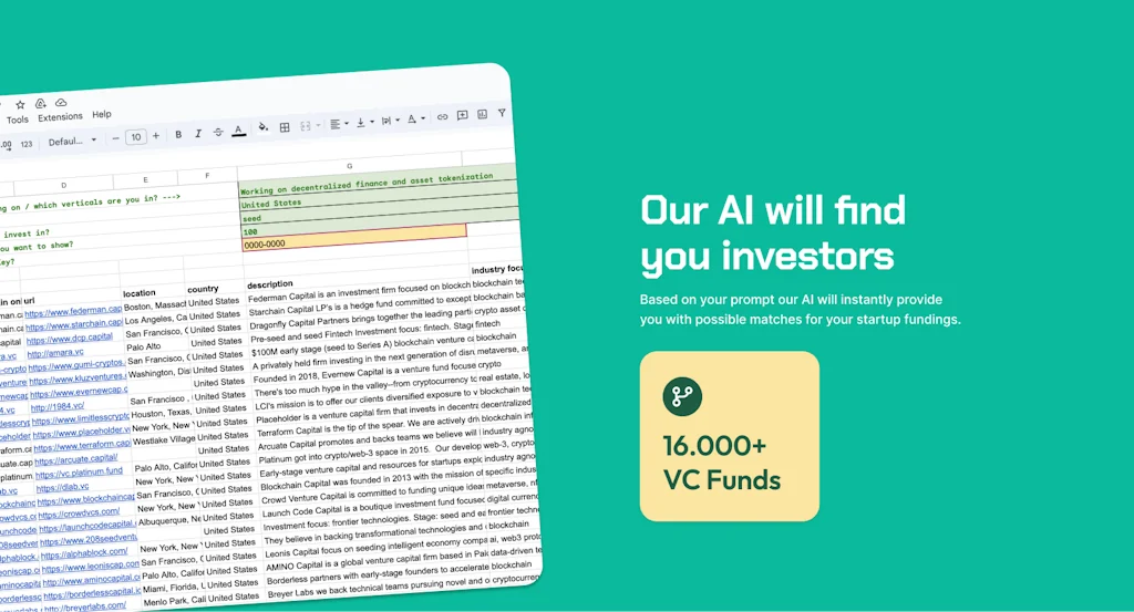 AI-Powered VC Sheet screenshot 3 of 4